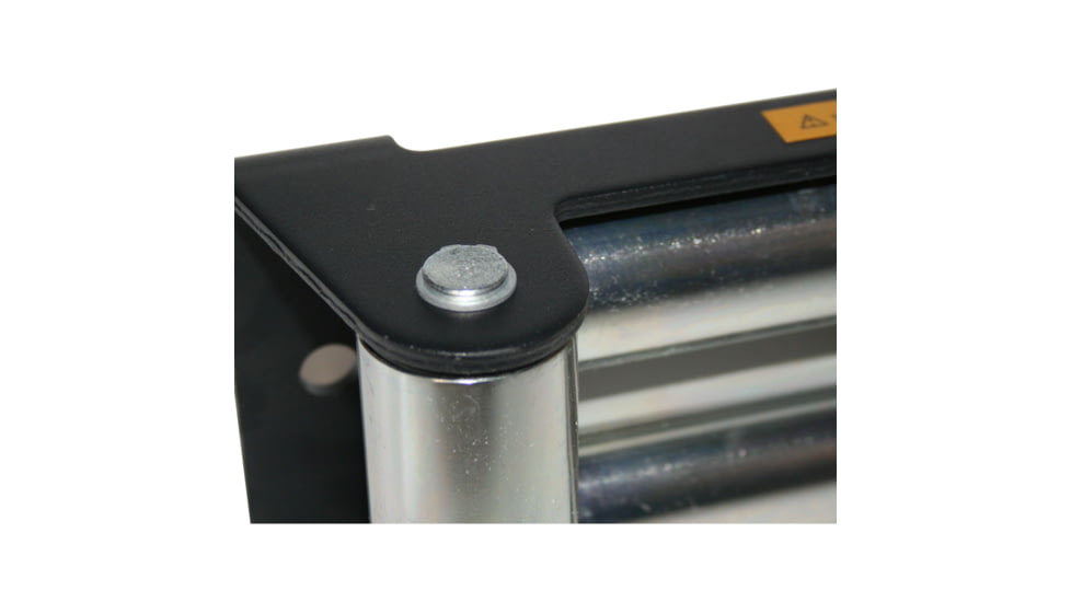 Bulldog Winch Roller Fairlead, 10in Truck Value, Textured Black Finish, Black, 30003T