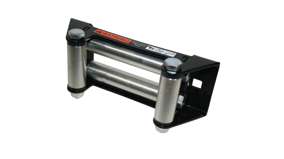 Bulldog Winch Roller Fairlead, 151mm Mount, Black, 20280