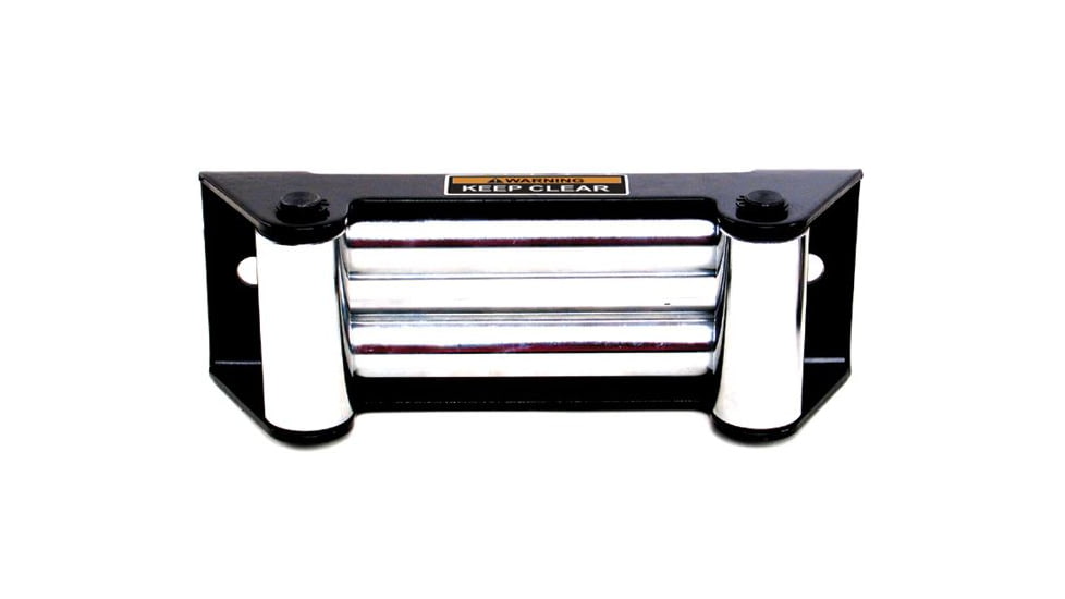 Bulldog Winch Roller Fairlead, 8in Mount, Black, 20022