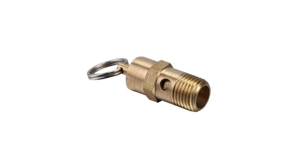 Bulldog Winch Safety Valve 175PSI 1/4in NPT, Brass, Brass, 42017
