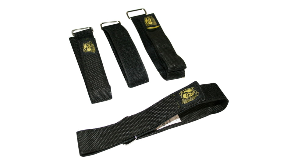 Bulldog Winch Storage Cinch Strap, Set of 4, Black, 20338