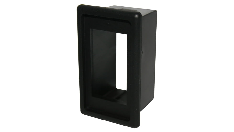 Bulldog Winch Switch Mounting Panel - Single, Black, 20265
