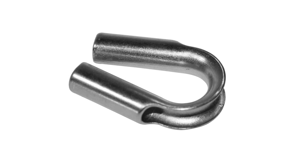 Bulldog Winch Tube Thimble, Stainless for Synthetic Rope 10mm, Silver, 20093