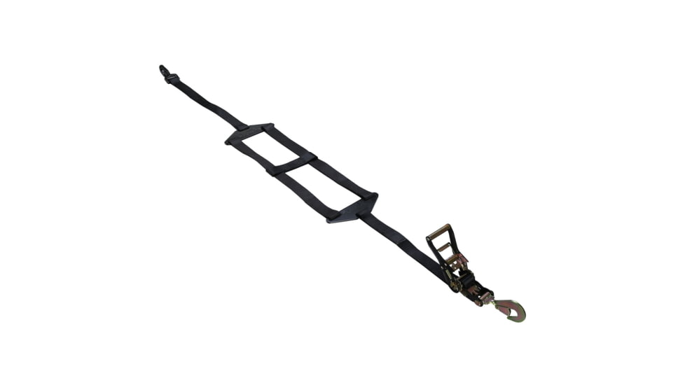 Bulldog Winch Vertical Tire Ratcheting inhin Tie-Down Strap, 10,000 lb Breaking Strength, Black, 20362