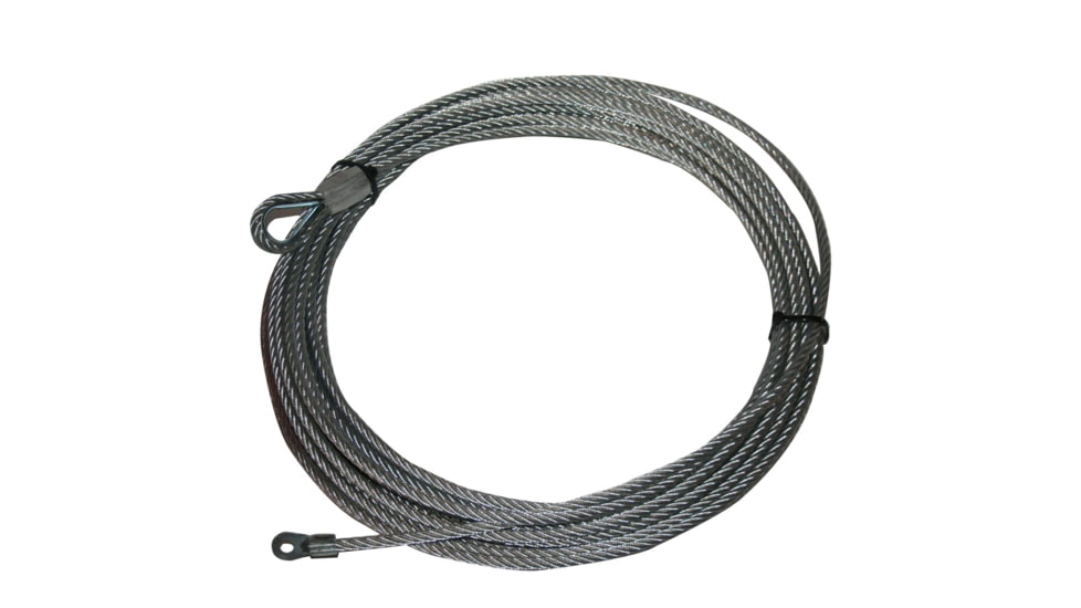 Bulldog Winch Wire Rope for 10029 9/32inx55ft, Silver, 20213