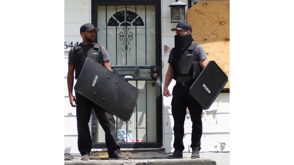 BulletSafe ARAK Bulletproof Shield, Level III, Black, BS53001