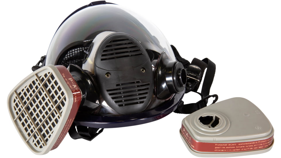 BulletSafe BreatheSafe Respirator/Gas Mask Replacement Filter Set, Black, BS59000.01
