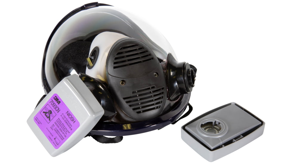 BulletSafe BreatheSafe Respirator/Gas Mask Replacement Filter Set, Black, BS59000.01
