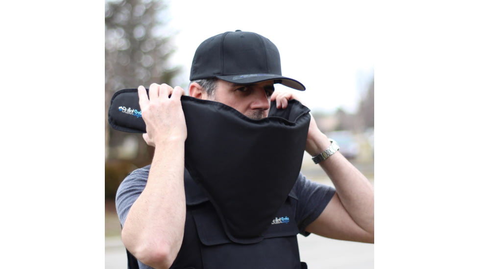 BulletSafe Bulletproof Bandana, Level IIIA, Black, BS51000