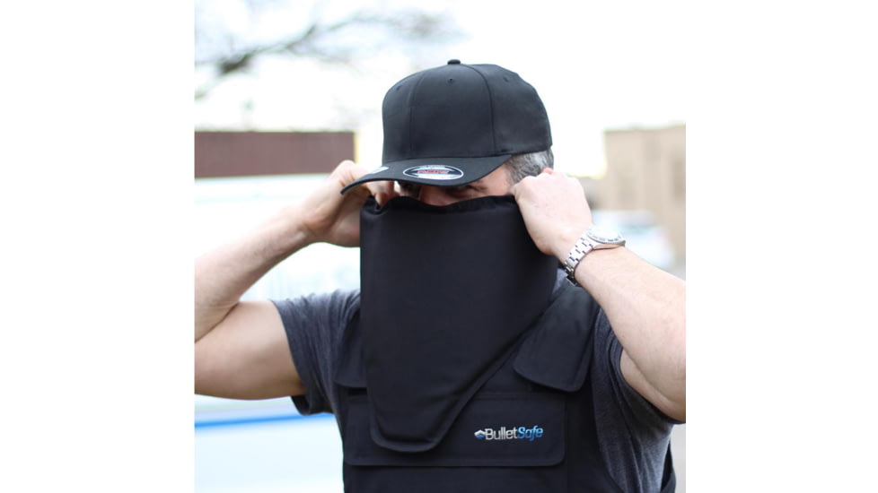 BulletSafe Bulletproof Bandana, Level IIIA, Black, BS51000