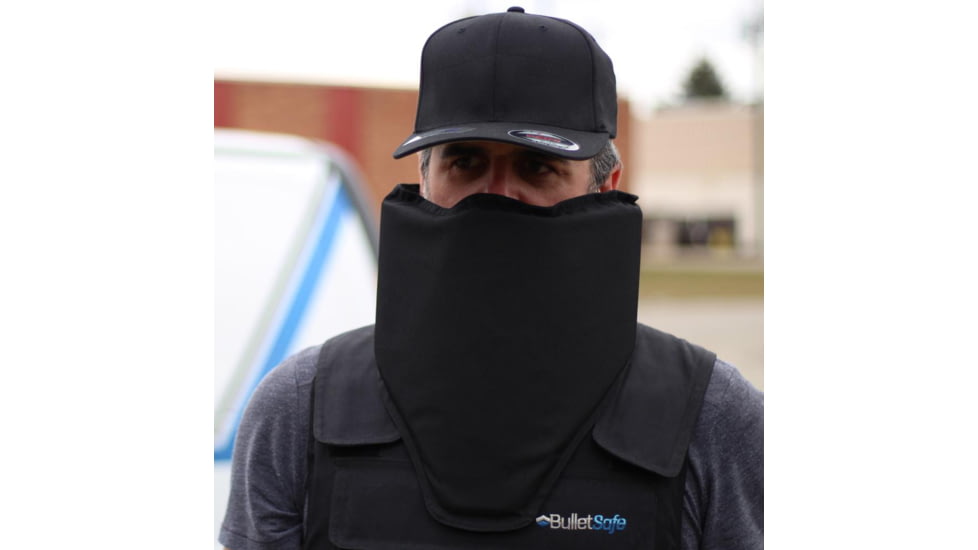 BulletSafe Bulletproof Bandana, Level IIIA, Black, BS51000