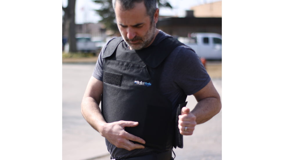 BulletSafe Replacement Side Straps for Bulletproof Vest, Black, S/M, BS52000B.01-S/M