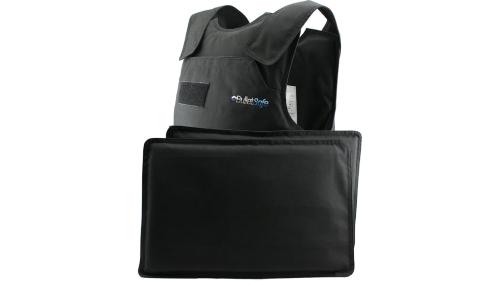 BulletSafe Side Armor for Vests, Level IIIA, Black, S/M, BS56004-S/M
