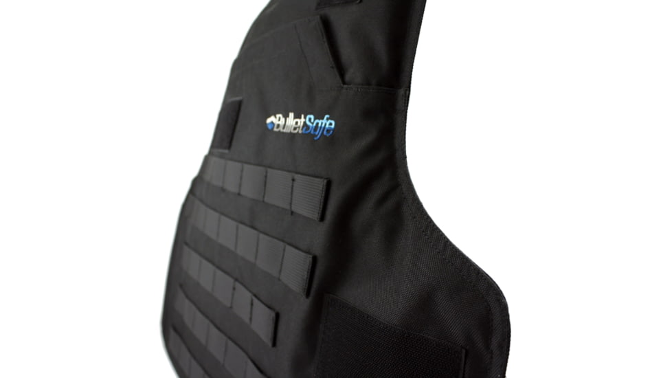 BulletSafe Tactical Front Carrier - Accessory for Bulletproof Vests, Black, XS, BS54000-XS