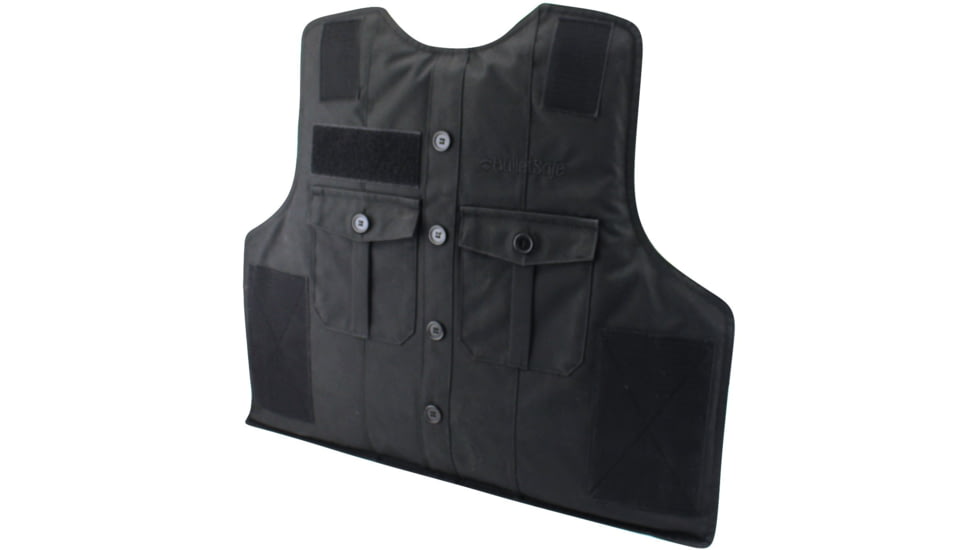 BulletSafe Uniform Front Carrier - Accessory for Bulletproof Vests, Black, S, BS54003-S