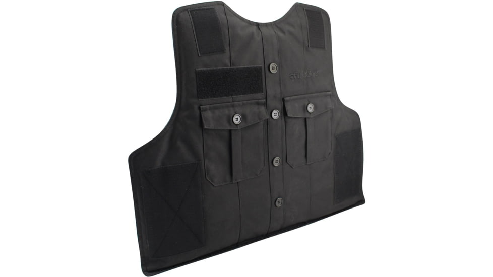 BulletSafe Uniform Front Carrier - Accessory for Bulletproof Vests, Black, S, BS54003-S