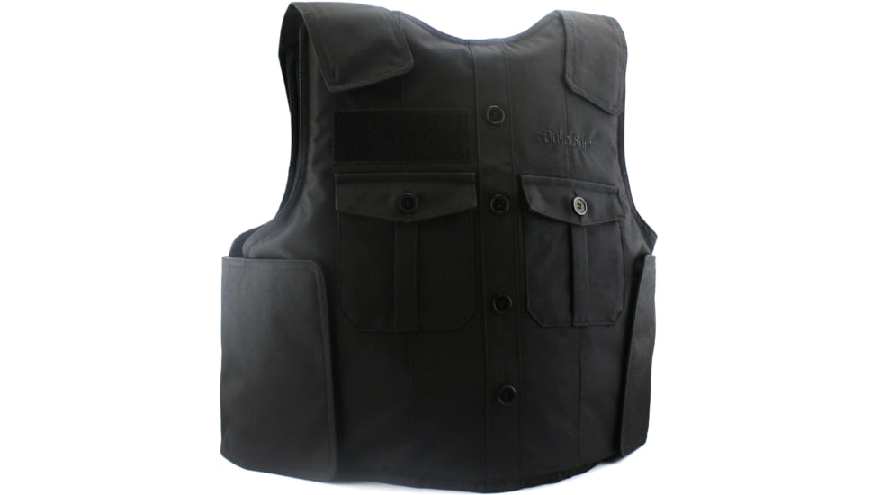 BulletSafe Uniform Front Carrier - Accessory for Bulletproof Vests, Black, S, BS54003-S