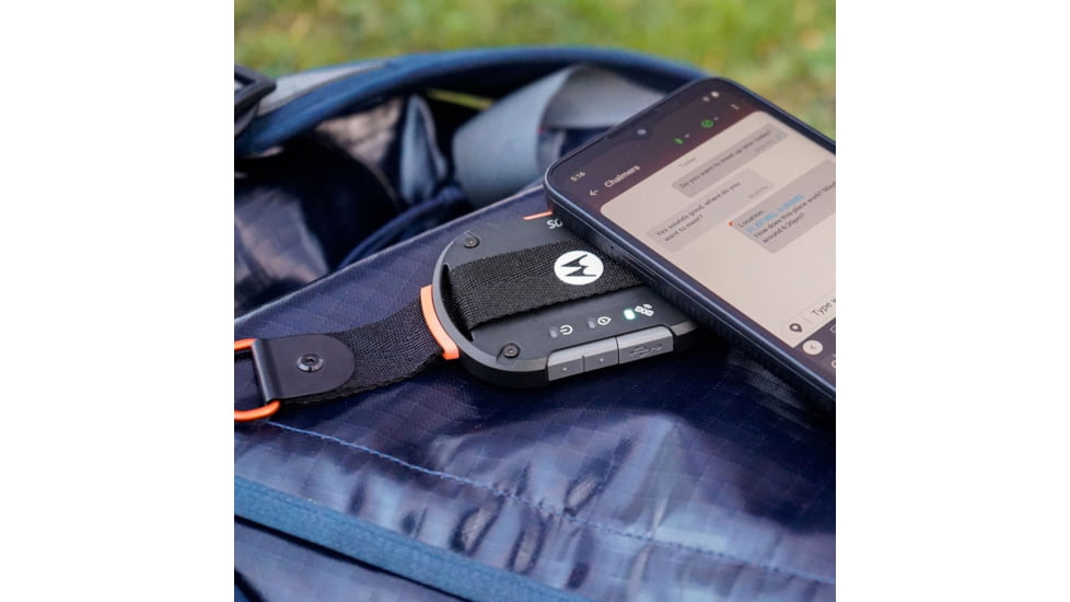 Bullit Mobile MDSLEABRONA Motorola Defy Satellite Link, Black/Orange, BM3A01