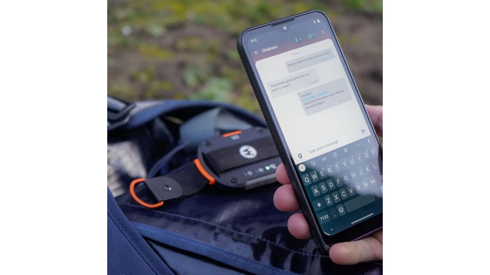 Bullit Mobile MDSLEABRONA Motorola Defy Satellite Link, Black/Orange, BM3A01