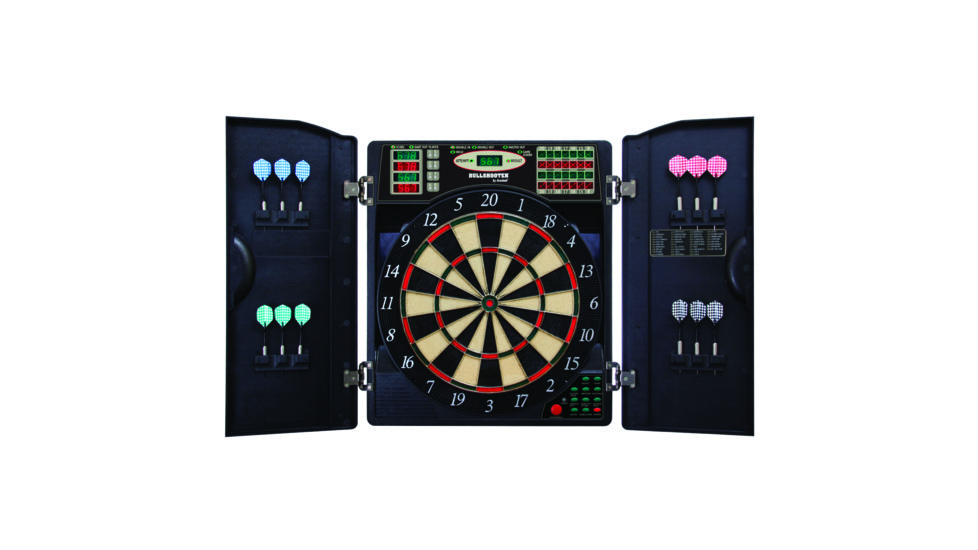 Arachnid E-Bristle 1000 Dartboard w/ 4 X/O Score Display, EBR1000