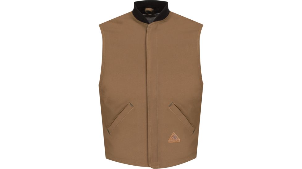 Bulwark Brown Duck Vest Jacket Liner, EXCEL FR ComforTouch, BROWN DUCK, RGS LLS2BDRGS
