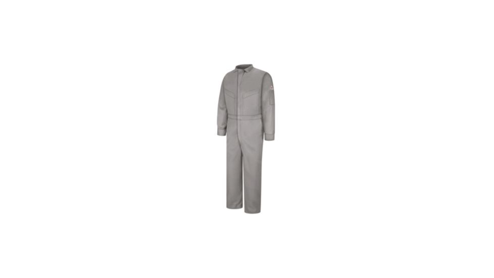 Bulwark Deluxe Contractor Coverall, CoolTouch 2, GRAY, RG40 CMD4GYRG40