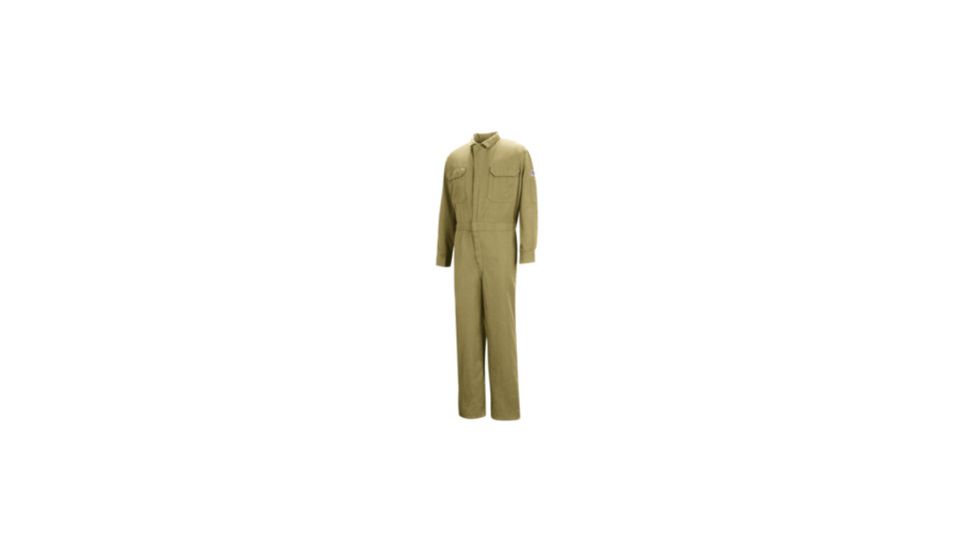 Bulwark Deluxe Contractor Coverall, CoolTouch 2, KHAKI, LN44 CMD6KHLN44