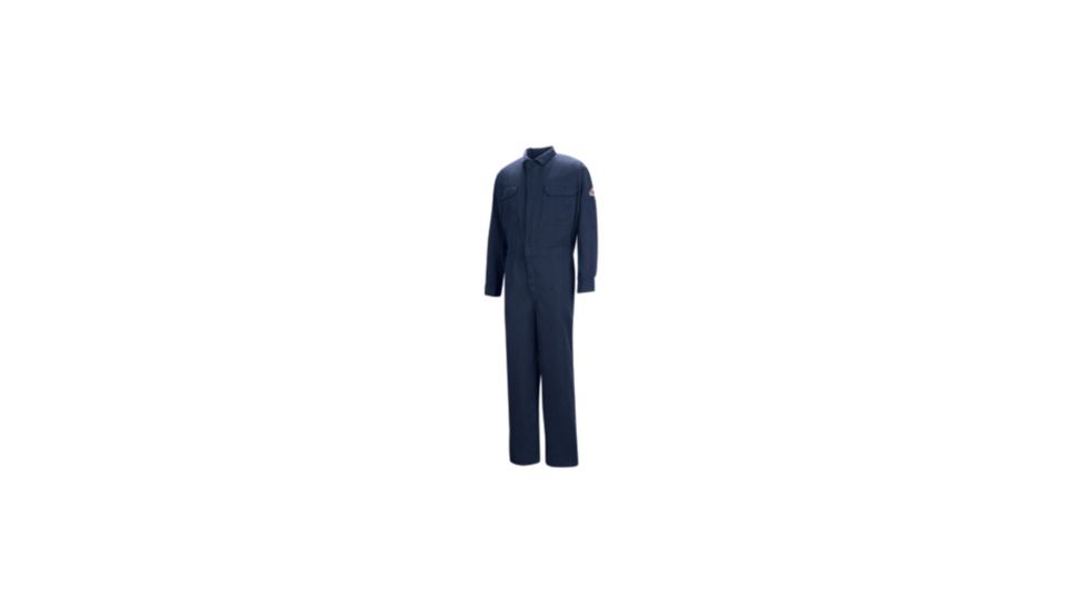 Bulwark Deluxe Contractor Coverall, CoolTouch 2, NAVY, RG50 CMD6NVRG50