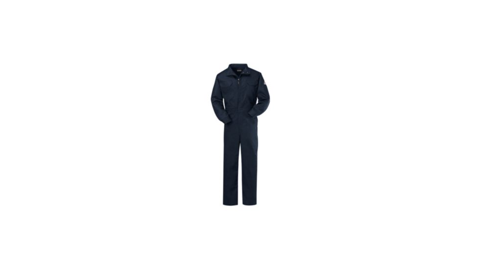 Bulwark Deluxe Coverall, Nomex IIIA, 6 oz., NAVY, RG44 CNB6NVRG44