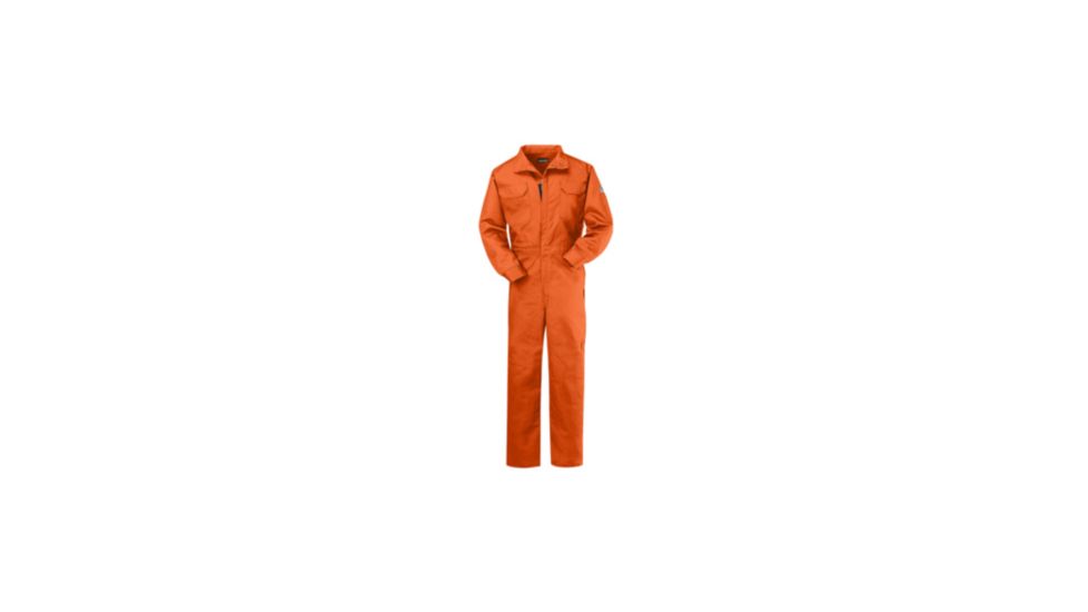 Bulwark Deluxe Coverall, Nomex IIIA, 6 oz., ORANGE, RG58 CNB6ORRG58