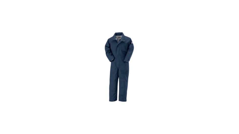 Bulwark Deluxe Insulated Coverall, Excel FR ComforTouch, NAVY, LNL CLC8NVLNL