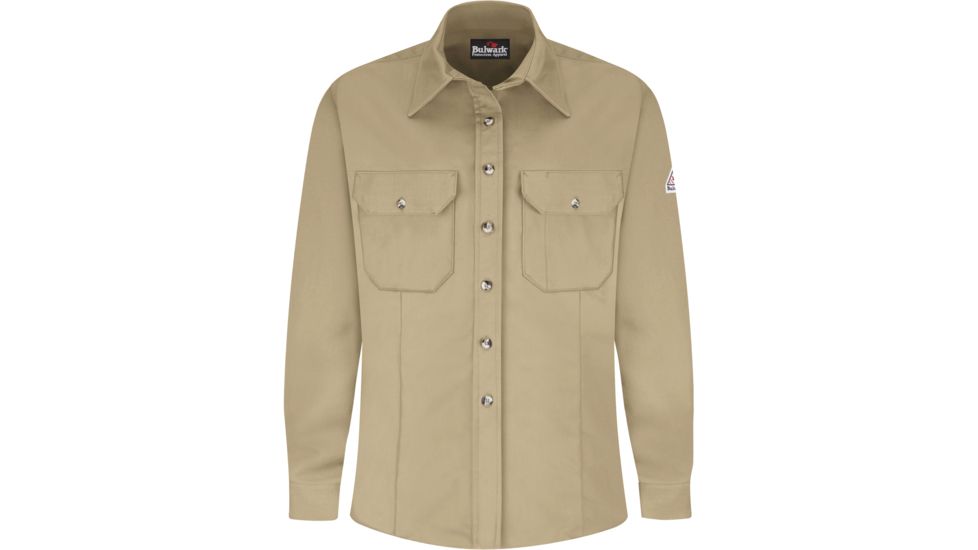 Bulwark Dress Uniform Shirt, Excel FR ComforTouch, 7 oz., Women's, SLU3KH, RGXL SLU3KHRGXL