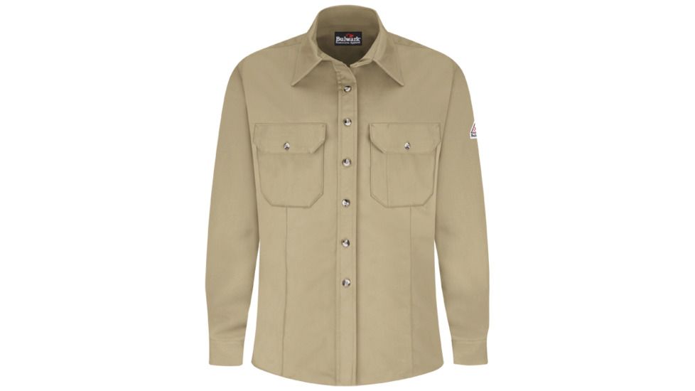Bulwark Dress Uniform Shirt, Excel FR ComforTouch, 7 oz., Women's, SLU3KH, RGS SLU3KHRGS