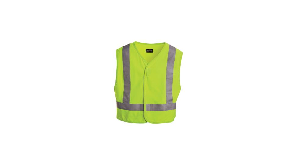 Bulwark Hi-Visibility Flame-Resistant Safety Vest, Men, VMV2YE, RGM VMV2YERGM