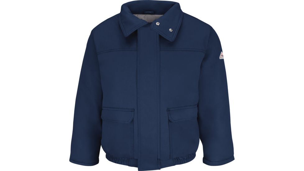 Bulwark Insulated Bomber Jacket, EXCEL FR ComforTouch, NAVY, LNL JLR8NVLNL