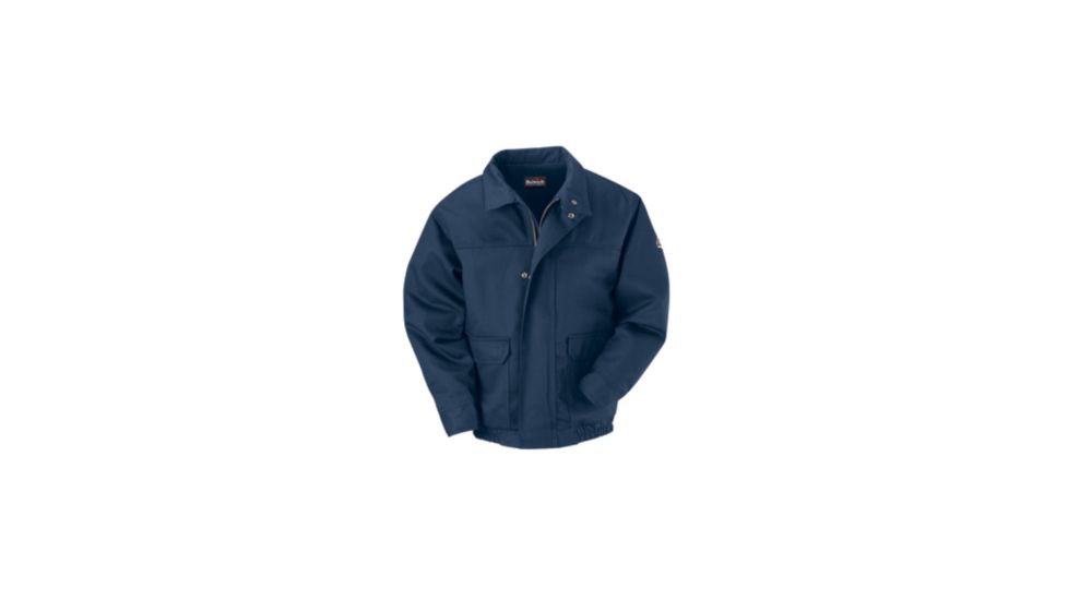 Bulwark Lined Bomber Jacket, Excel FR ComforTouch, NAVY, LNL JLJ8NVLNL