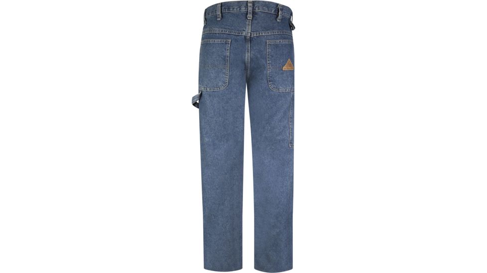 Bulwark Pre-washed Denim Dungaree, EXCEL FR, 14.75 oz., STONE WASH, 3037U PEJ8SW3037U