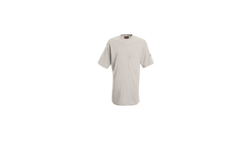 Bulwark Short Sleeve Tagless T-Shirt, Excel FR, Men, SET8GY, SSLXXL SET8GYSSLXXL