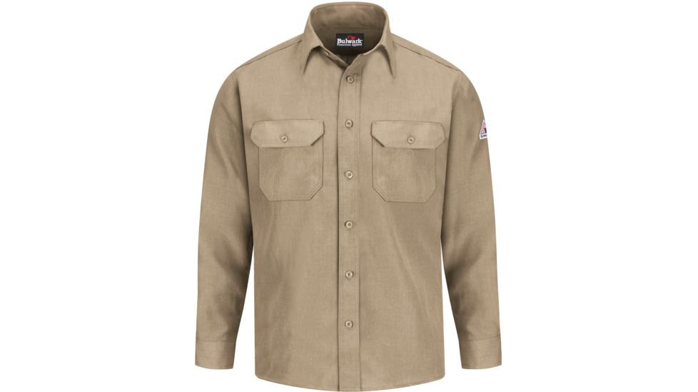 Bulwark Uniform Shirt, Nomex IIIA, 4.5 oz., Men, SND2TN, RGL SND2TNRGL