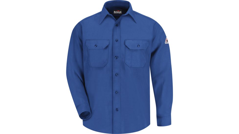 Bulwark Uniform Shirt, Nomex IIIA, 6 oz., Men, SND6RB, LNL SND6RBLNL
