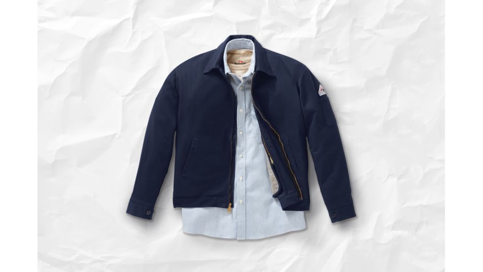 Bulwark Zip-In / Zip-Out Jacket, Excel FR, NAVY, RGS JEW2NVRGS