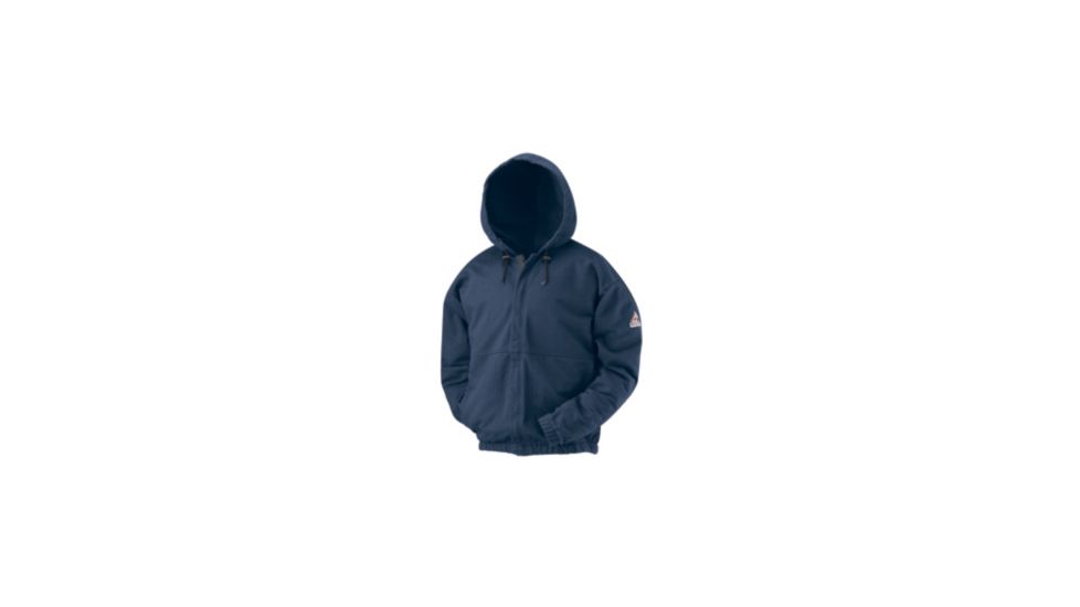 Bulwark Zipper Front Sweatshirt, Excel FR, Men, SEH6NV, LNXL SEH6NVLNXL
