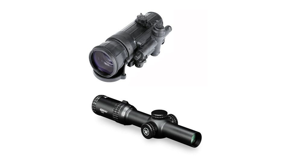 Armasight CO-MR-SD MG Night Vision Medium Range Clip-On System w/ Manual Gain, Stnd Def Gen 2+ W/ FREE Vortex Strike Eagle Scope 1-6x24 AR-BDC Reticle
