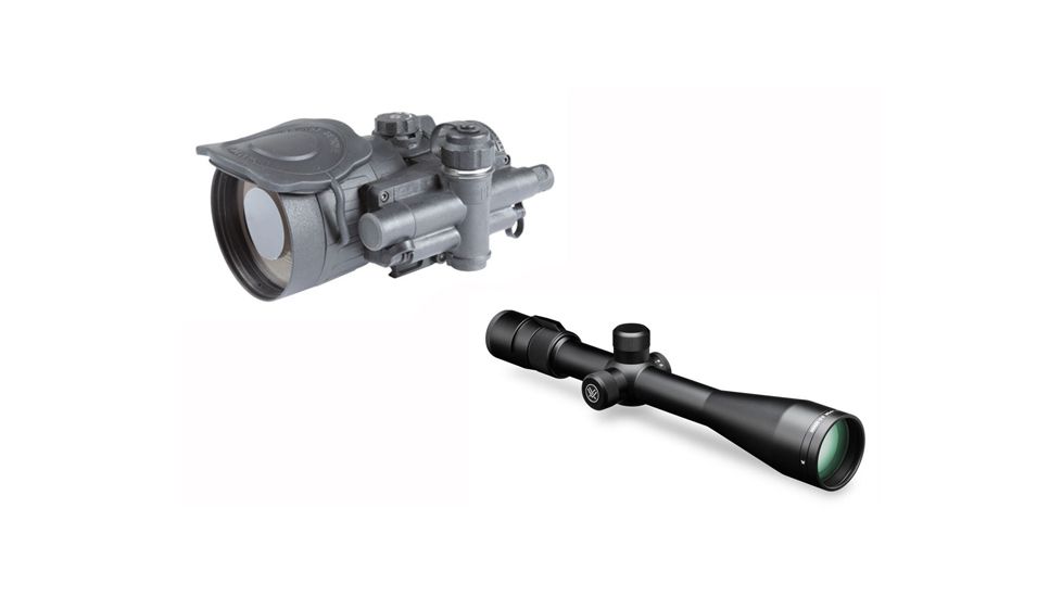 Armasight CO-X SD MG Night Vision Medium Range Clip-On System Gen 2+ Standard Definition w/Manual Gain w/FREE Vortex Viper 6.5-20x50 PA Matte Rifle Scopes with Dead-Hold BDC Reticle