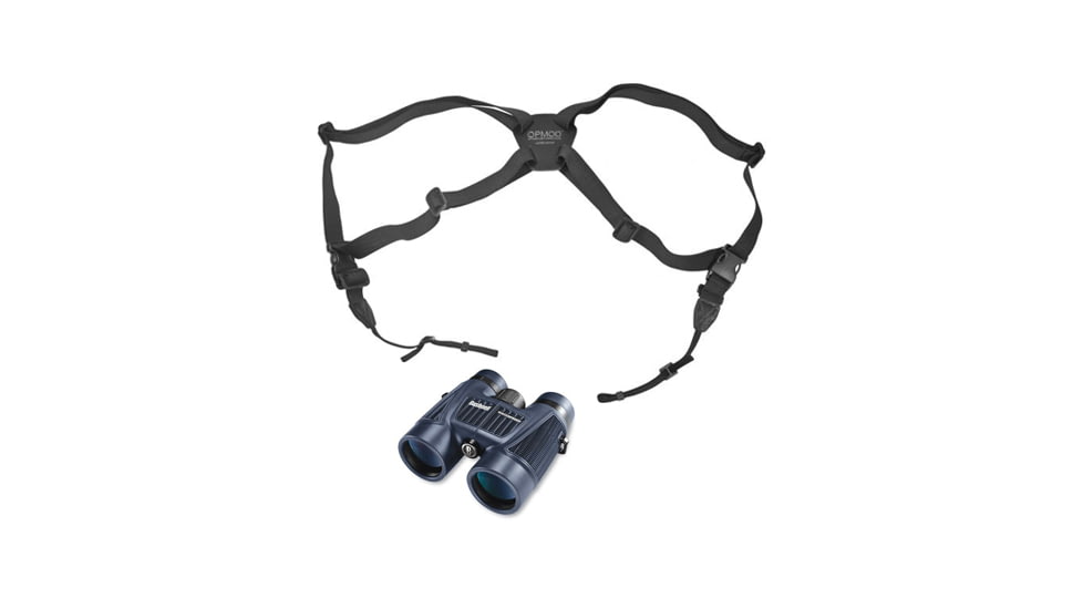 Bushnell H2O 10x42mm Roof Prism Binoculars, Clam Pack, w/ OPMOD ABH 1.0 Limited Edition Binocular Harness, 150142C-KIT1