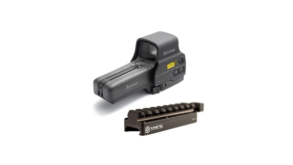 EOTech Holographic Weapon Sight Night Vision Compatible 558.A65 w/ Kinetic Development Group SIDELOK Universal Scope Riser 558.A65-KIT2