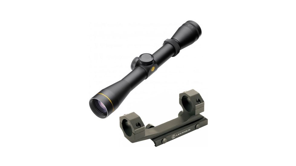 Leupold VX-2 2-7x33mm Rifle Scope, Matte Black, Duplex Reticle 110794 w/ Mark 2 Integrated Mount System, 1 in Ring 110794-KIT1