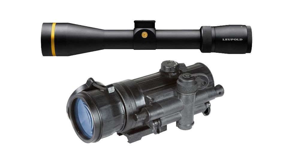 Leupold VX-6 3-18x50mm Gen 2 Scope SF CDS Duplex with Armasight Co-mr-qs Night Vision Medium Range Clip-On 115007-KIT1