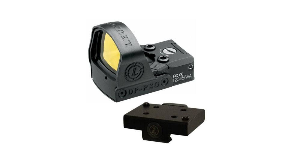 Leupold DeltaPoint Pro Red Dot Sight, 2.5 MOA Red Dot Reticle, Cross Slot Mount, Black, 119688-KIT1