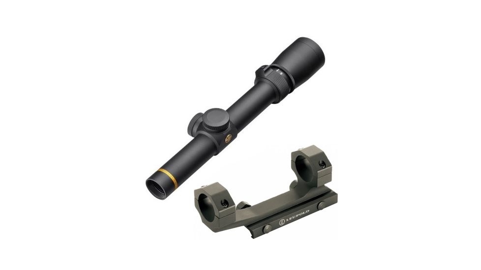 Leupold VX-3i  1.5-5x20mm Matte Duplex 170675 w/ Mark 2 Integrated Mount System, 1 in Ring 170675-KIT1